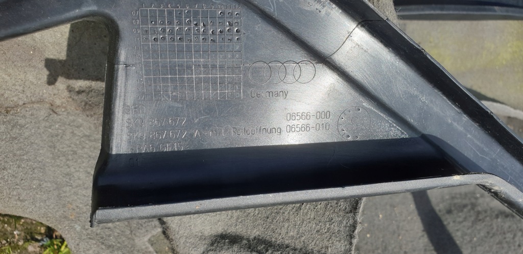 фото №4, Захист двері рамка молдинг правий задня audi a4 b8 8k9