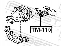 Купити Втулка кріплення dyfernencjału tm-115 febest