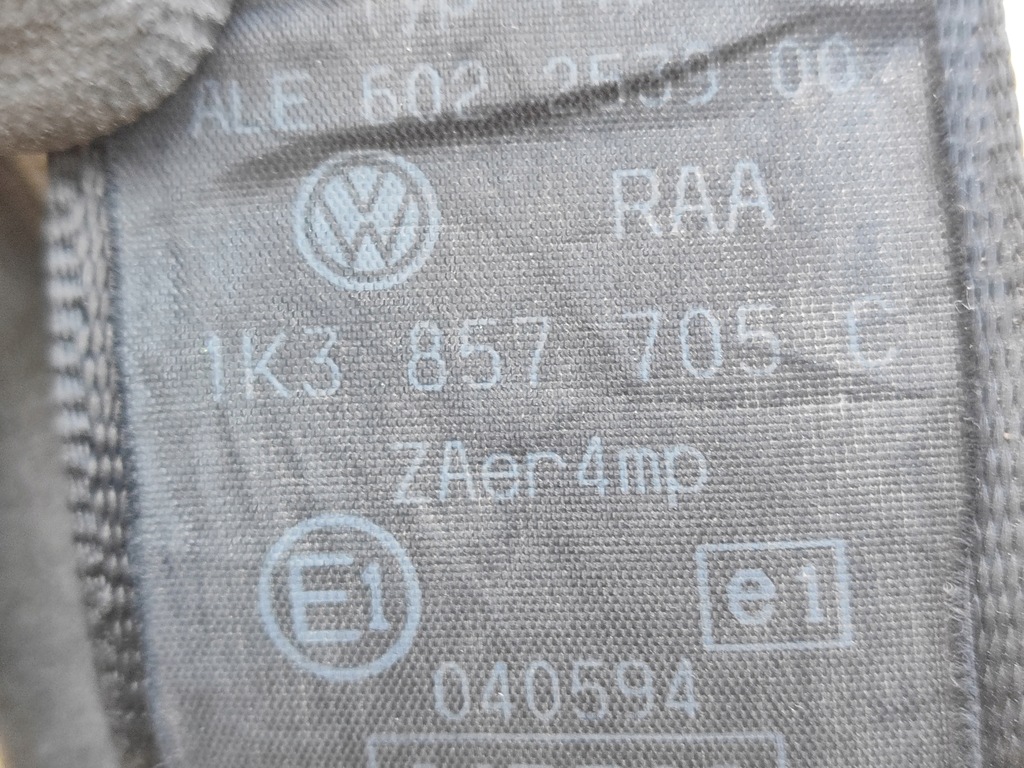 фото №6, Vw golf v 3d ремни натяжители перед правый левый