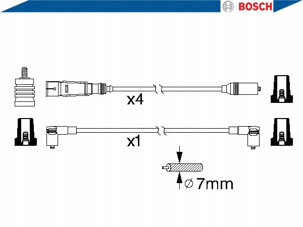 фото №10, Набір трубопровід запалювання bosch 0986356338