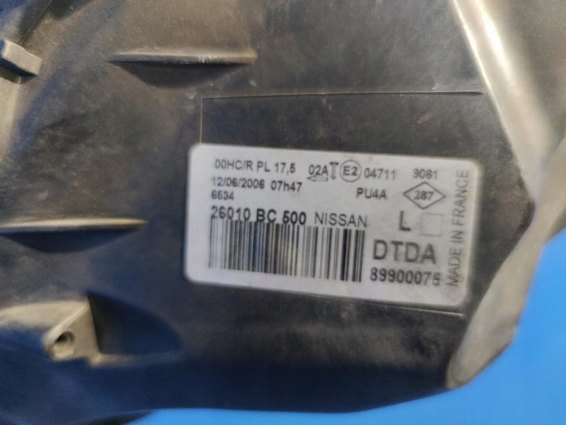 фото №12, Nissan micra k12 26010bc500 26060bc500 лампа передняя перед правая + левая