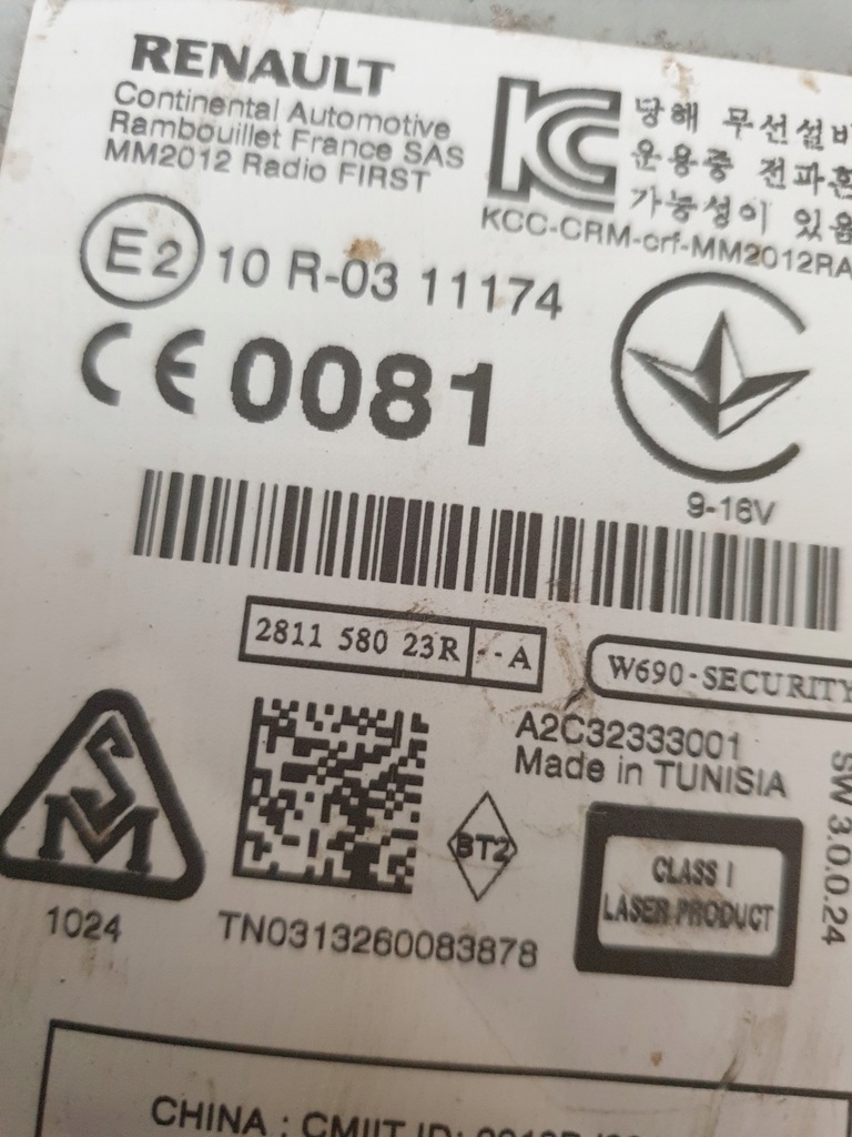 фото №7, Renault megane iii радио mp3 281158023r