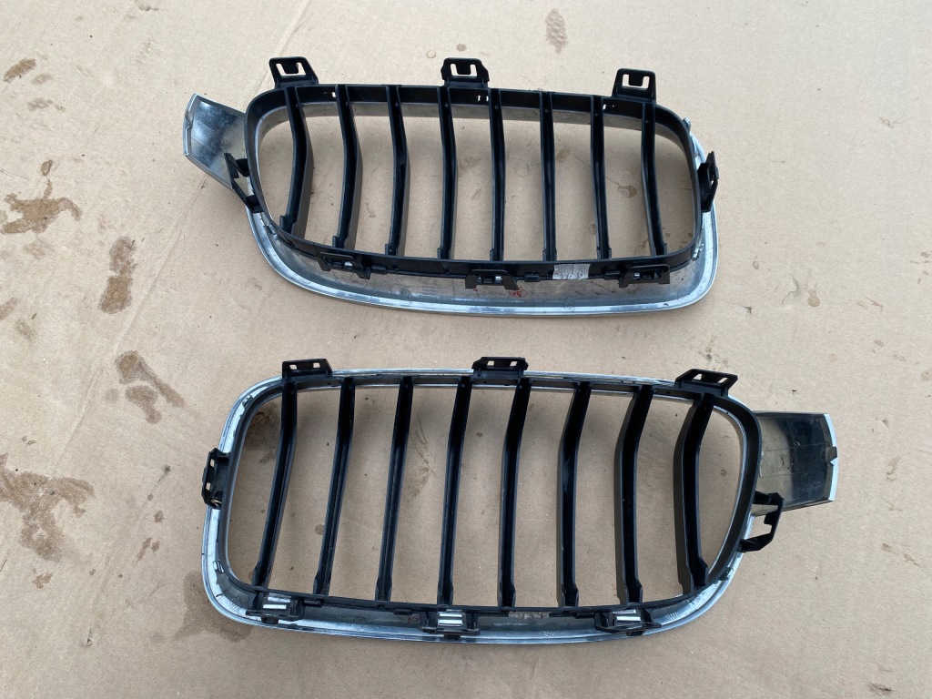 фото №15, Bmw 3 f30 f31 решітка радіатора решітка бампера ліва хром 8748013 оригінал