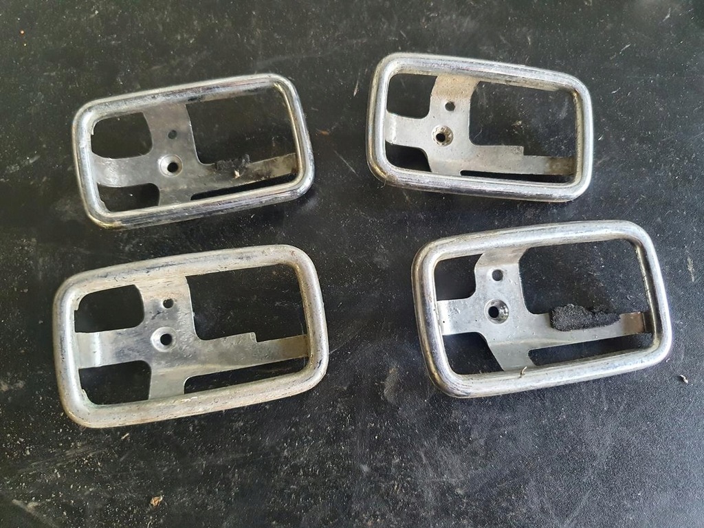 фото №14, Mercedes w114 w115 защита ручка внутренней хром