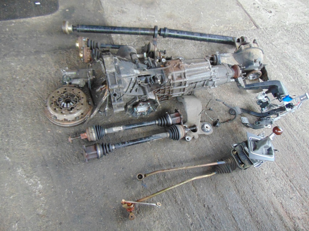 фото №7, Audi a4 b7 2.0tfsi swap переходник na механическая коробка передач коробка передач gve с ośki na quattro