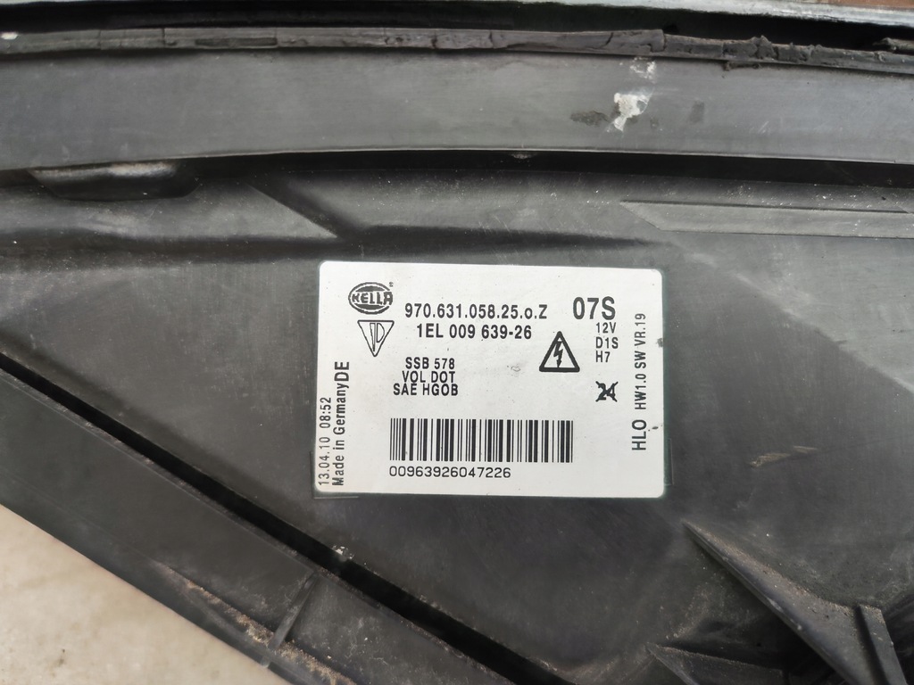 фото №15, Лампа перед левая правая комплект porsche panamera 970