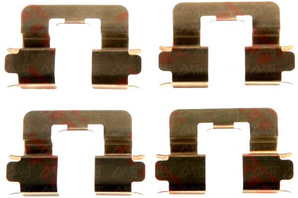 фото №1, Trw набор монтажный тормозных колодок toyota corolla 1.4-2.