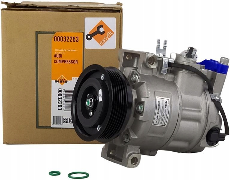 фото №11, Nrf компрессор кондиционера vw a4/a6 6seu14c