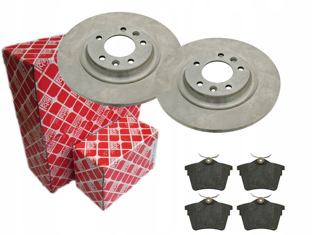 фото №1, Тормозные диски + тормозные колодки febi задняя peugeot 407 citroen c5
