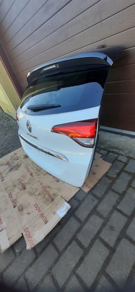 фото №7, Крышка багажника задняя задняя багажника teqnc камера белый перламутр renault scenic iv