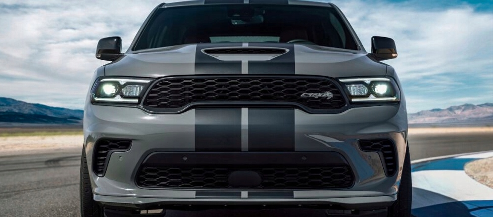 фото №3, Бампер передній dodge durango 2021- srt з pdc решітка радіатора радар