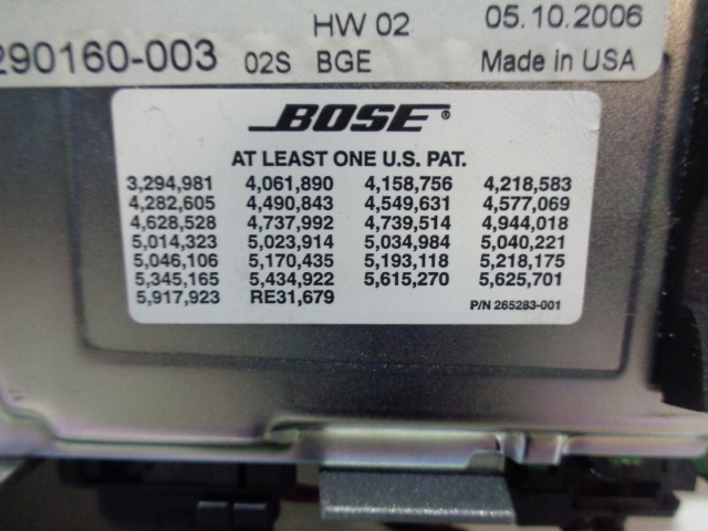 фото №9, Підсилювач bose audi a8 d3 03-06 4e0035223f