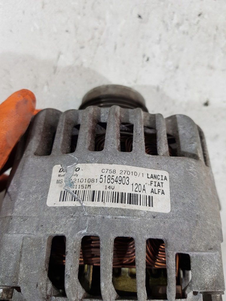 Генератор 51854903 alfa romeo fiat lancia 1.4 t-jet 940a2000 с Разборки
