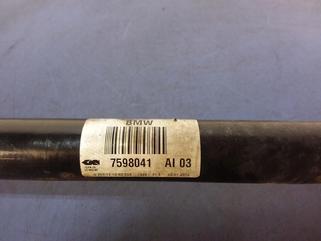 фото №4, Bmw x3 f25 2.0 d привідний вал задня ліва 7598041