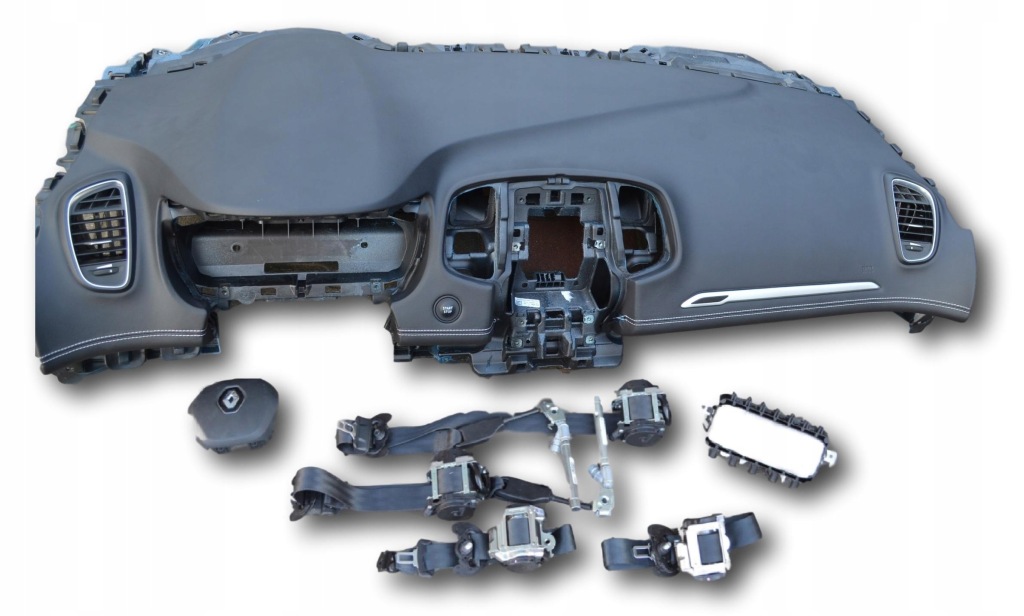 фото №1, Renault scenic iv 4 nić приборная панель консоль подушка безопасности