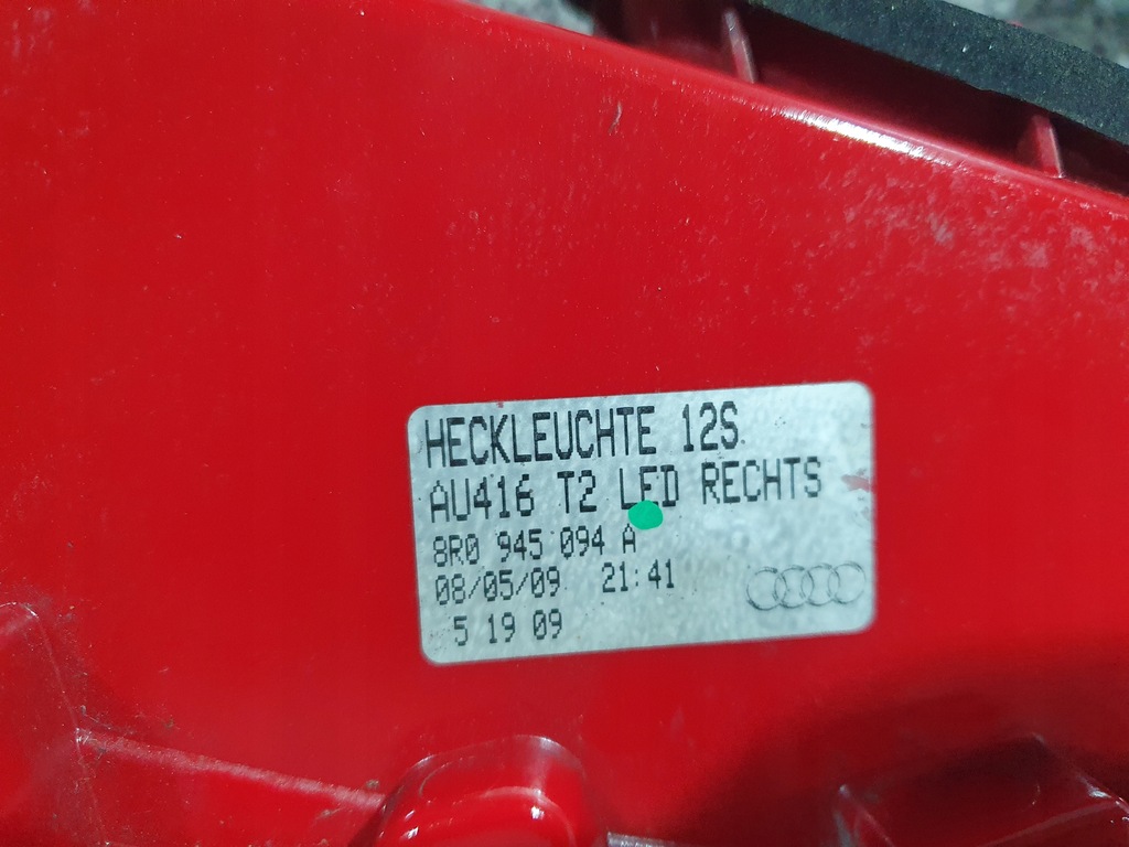 фото №8, Лампа задняя задняя правая audi q5 8r 8r0945094a