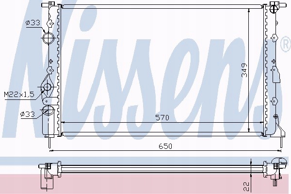 Радіатор двигуна renault Ціна