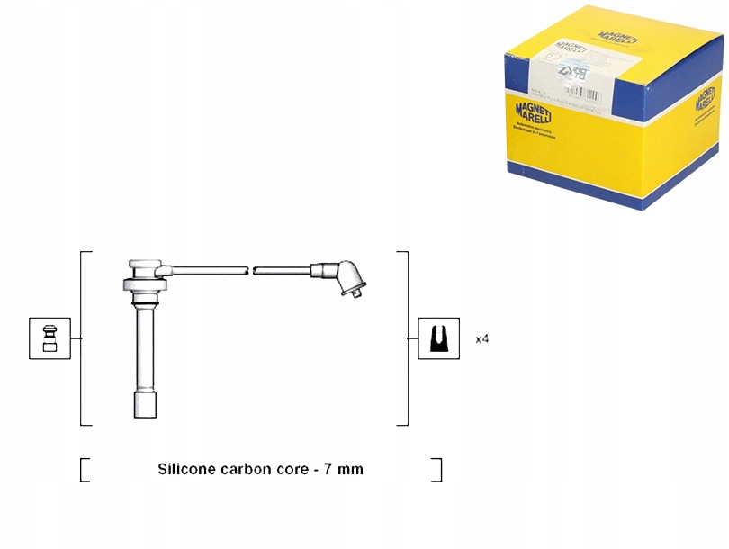 фото №1, Провода зажигания mitsubishi magneti marelli