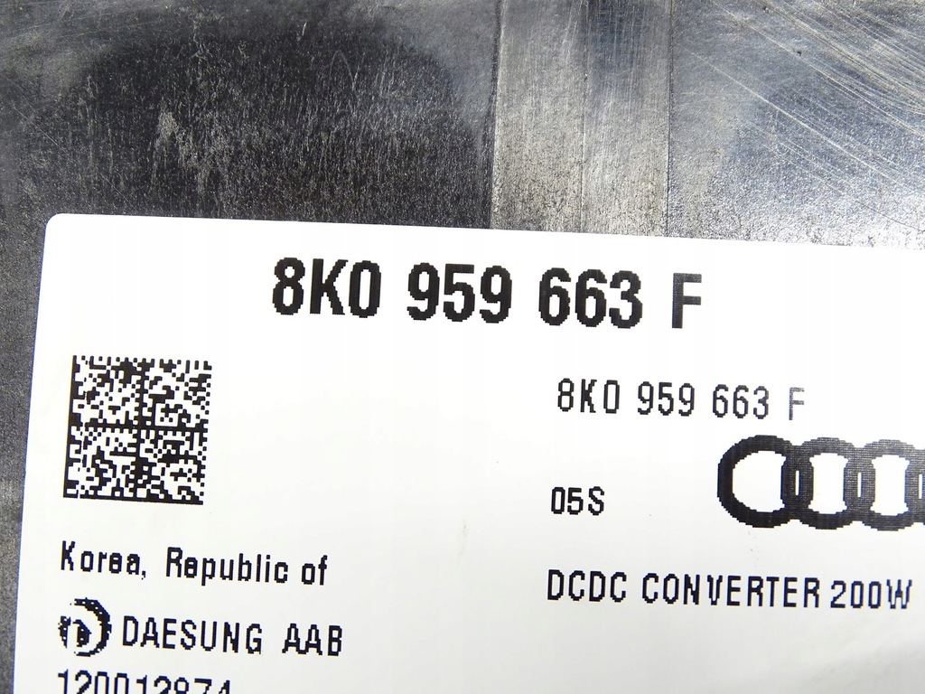 фото №3, Модуль стабилизатор напряжения audi a5 8t 8k0959663f