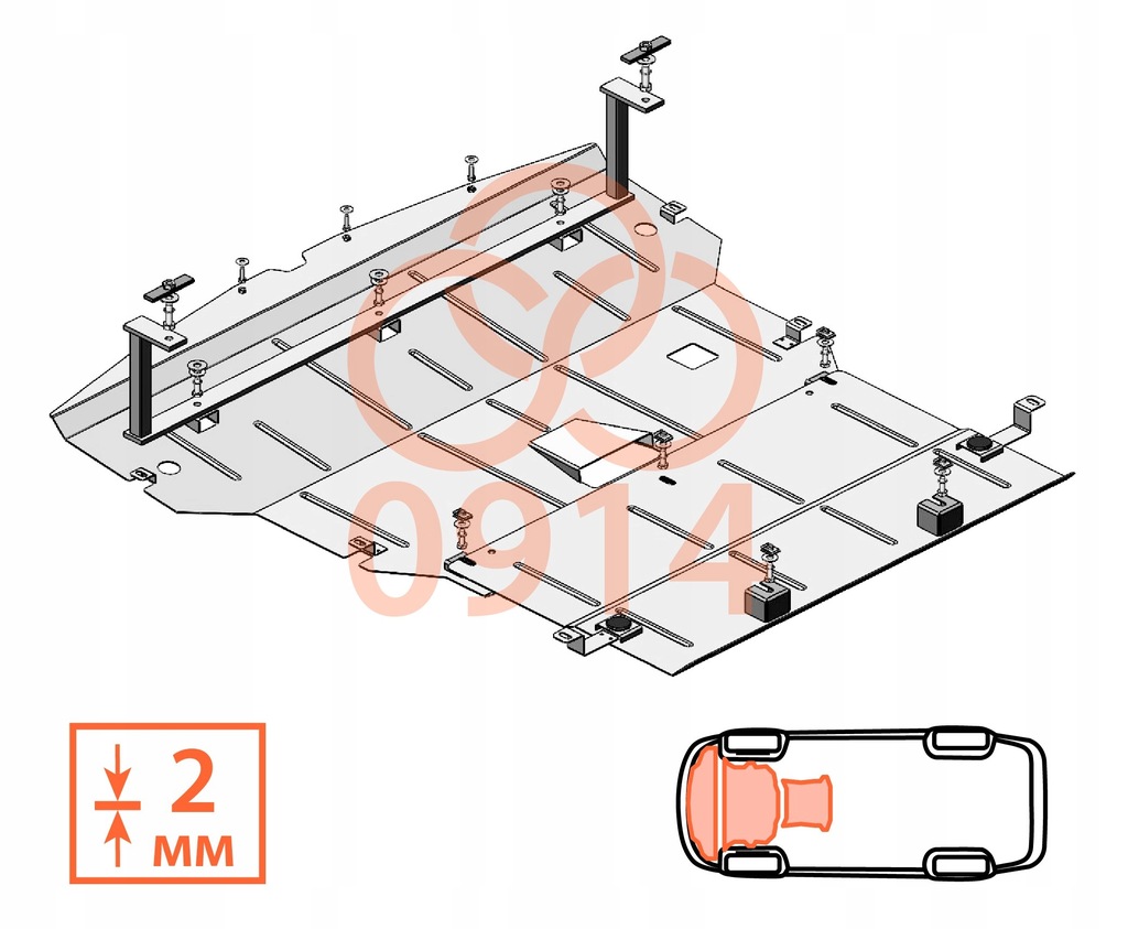 фото №6, Стальной защита pod двигатель jumpy iii