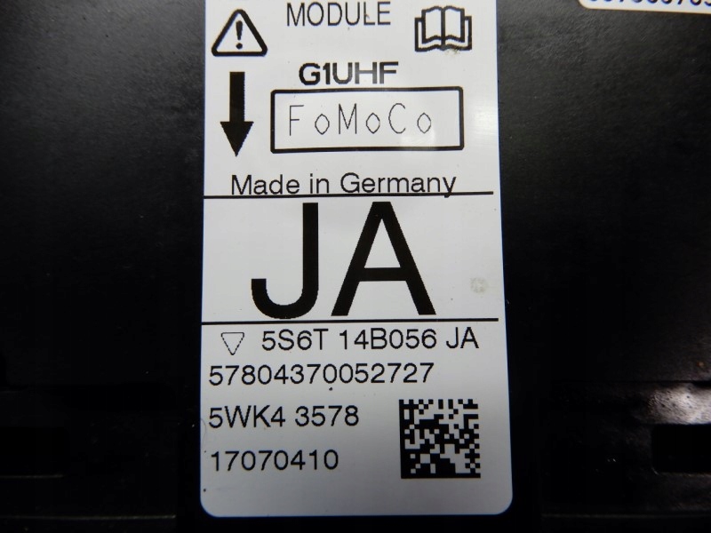 фото №3, Модуль датчик подушка безпеки mazda 2 demio ii 1.6 16v