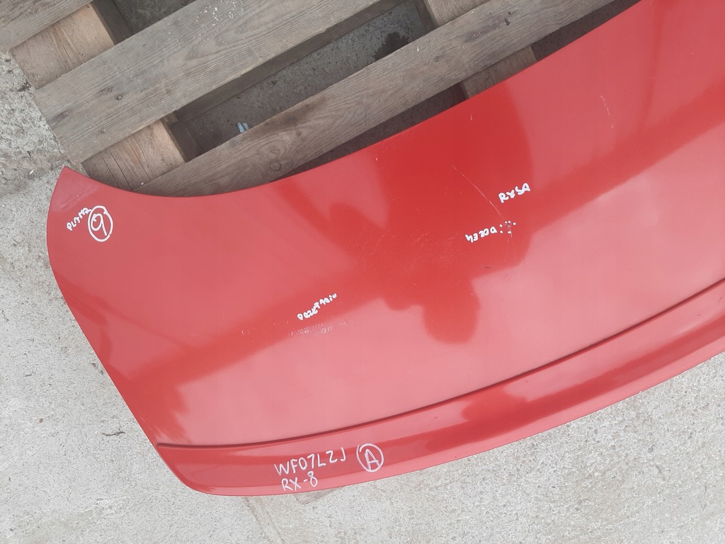 фото №6, Крышка багажника спойлер спойлер задняя mazda rx8 rx-8 оригинал