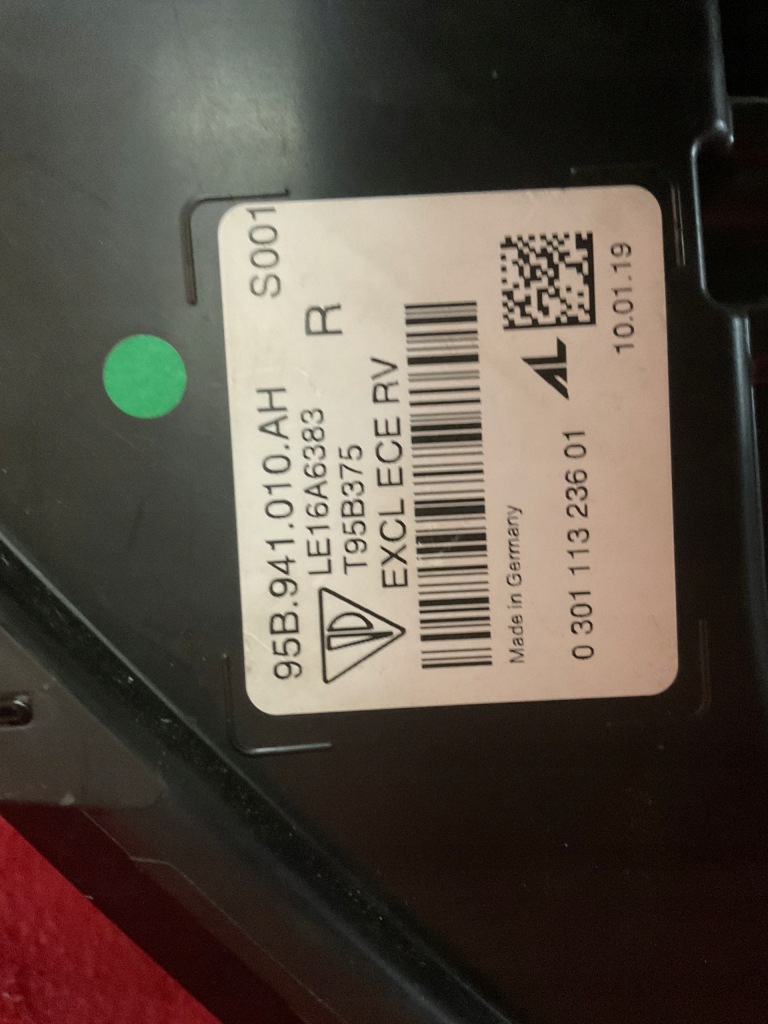 Porsche macan рестайлінг  95b full led фара передня 95b941010ah оригінал Ціна