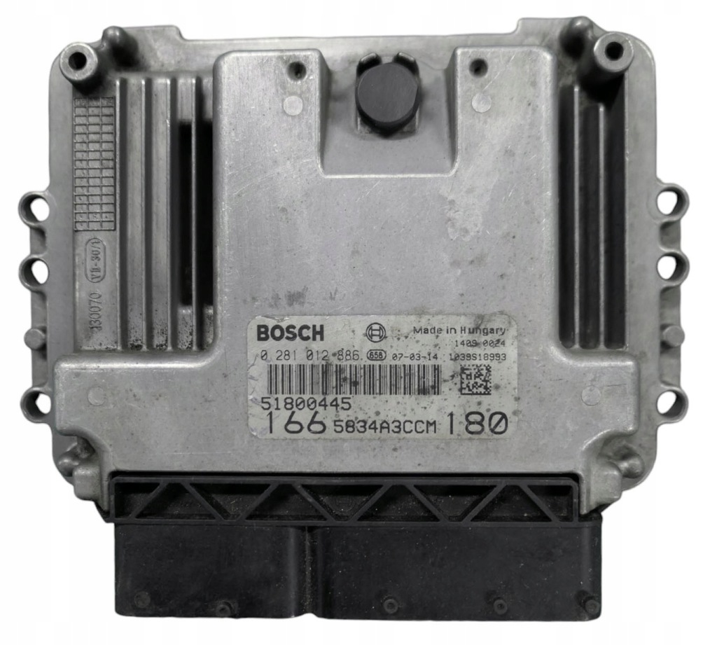 фото №1, Блок керування двигуна alfa romeo 159 1.9 0281012886 51800445 + програмування