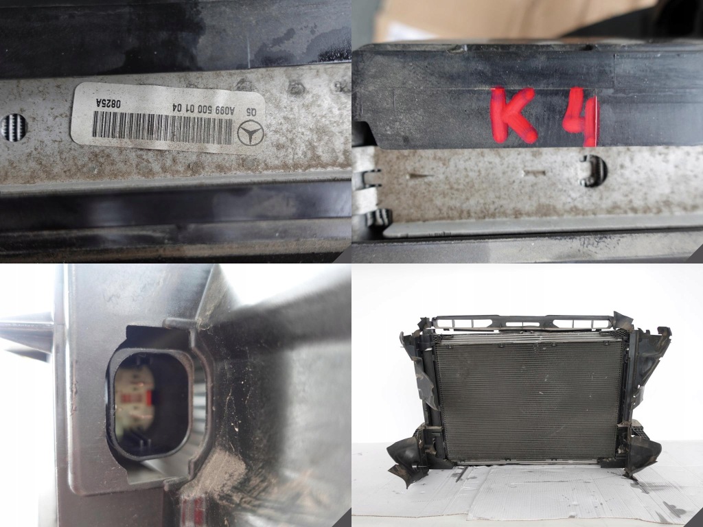 Merc ml gle w166 c292 gl gls x166 комплект радиатор Оригинал