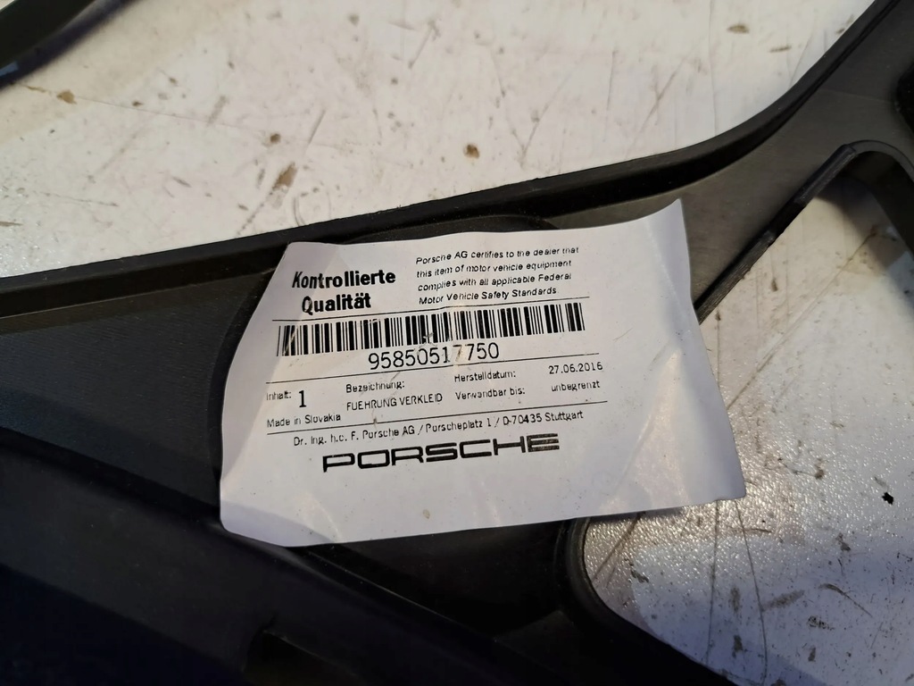 фото №6, Porsche cayenne 92a 2014 елементи кріпильні