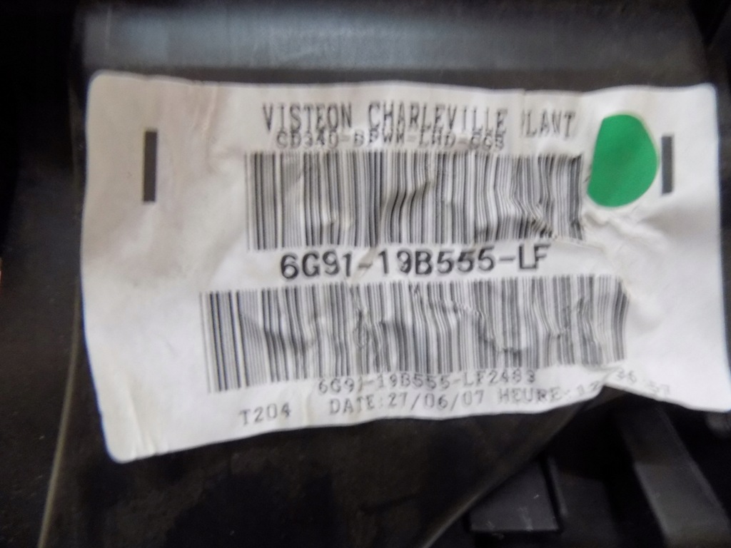 фото №7, Ford s-max mk1 обігрівач повітродувка 6g91-19b555-lf