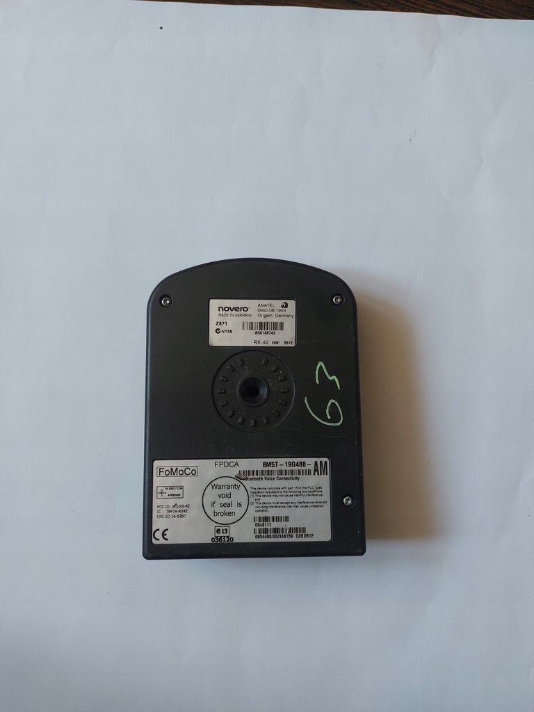 фото №1, Модуль bluetooth ford 8m5t19g488am