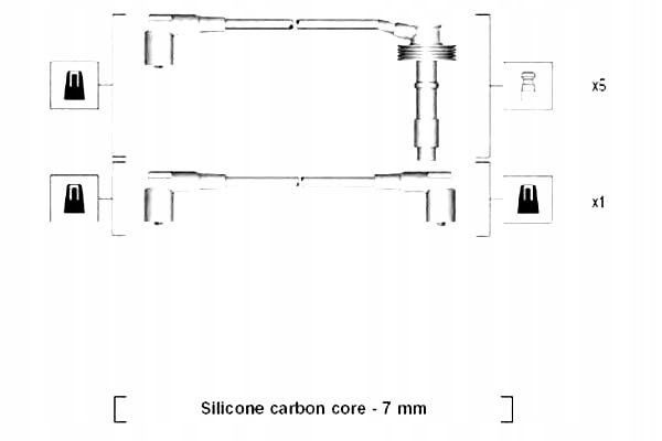 фото №1, Дроти запалювання volvo magneti marelli