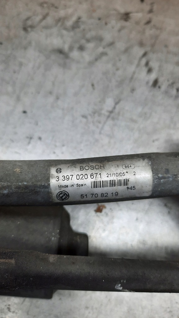 фото №5, Механизм дворник 51708219 fiat croma ii 05-10