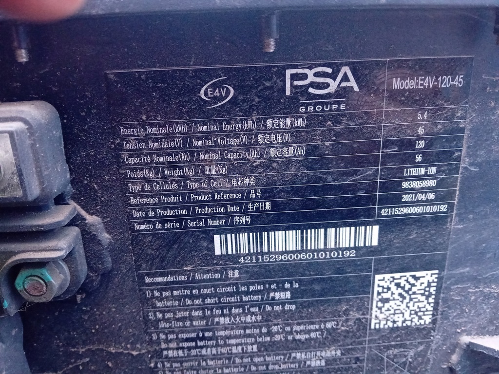 фото №8, Аккумулятор аккумулятор citroen ami rocks topolino электрик 120 ah 9838058980