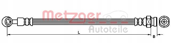 фото №2, Шланг гальмівний do hyundai atos