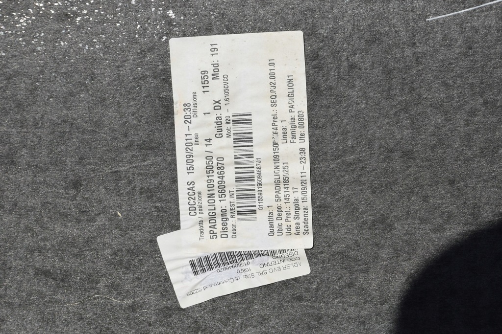 фото №4, Alfa romeo giulietta потолок серая