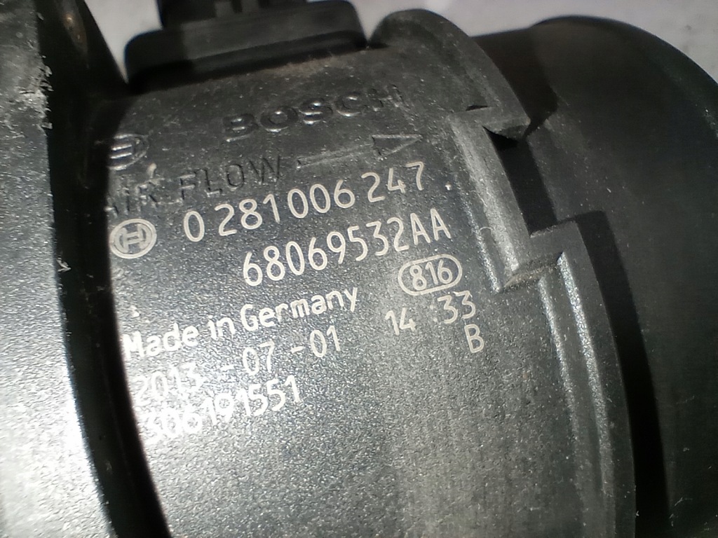 фото №6, Bosch расходомер 0281006247 68069532aa europa