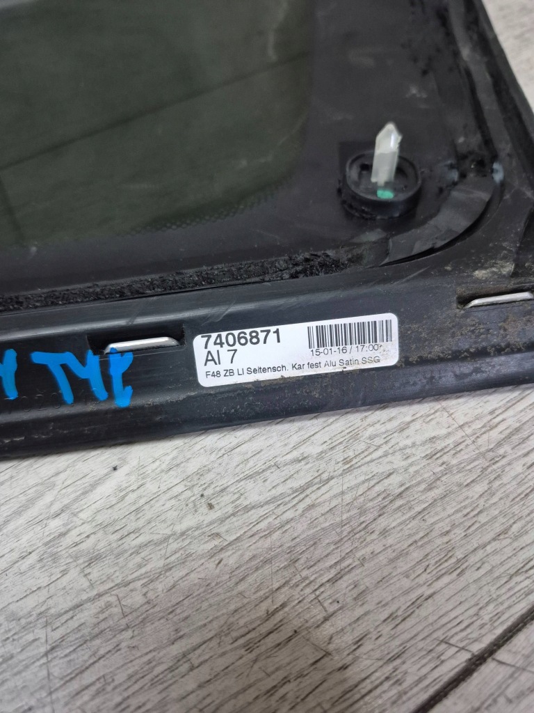 фото №8, 16327. bmw x1 f48 скло кузовна лівий задня 7406871