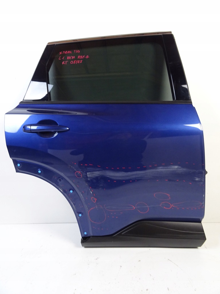 фото №1, X-trail t33 двигун kr15 1.5 vc-t e-power 9560km двері правий задня rby-g