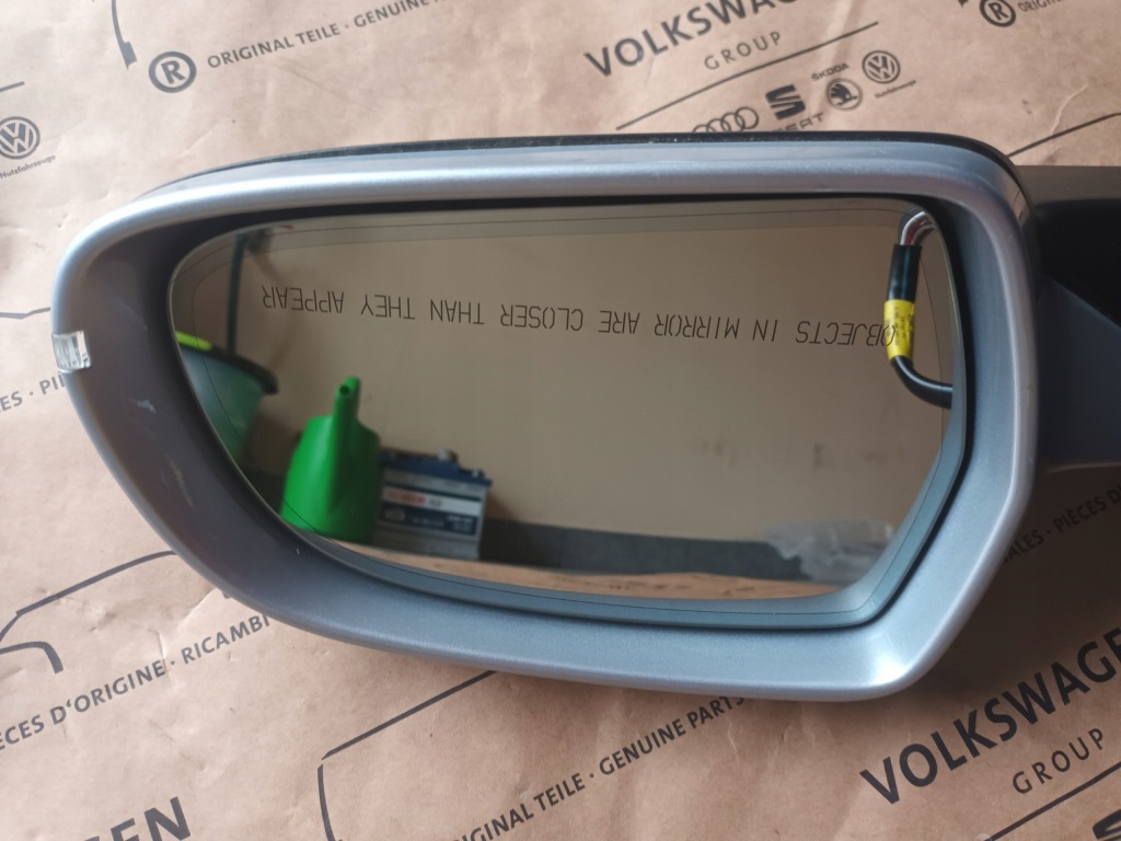 фото №14, Audi a5 8t lift sportback зеркало правое 14 pin фотохромный lz7g l5l5 20 km