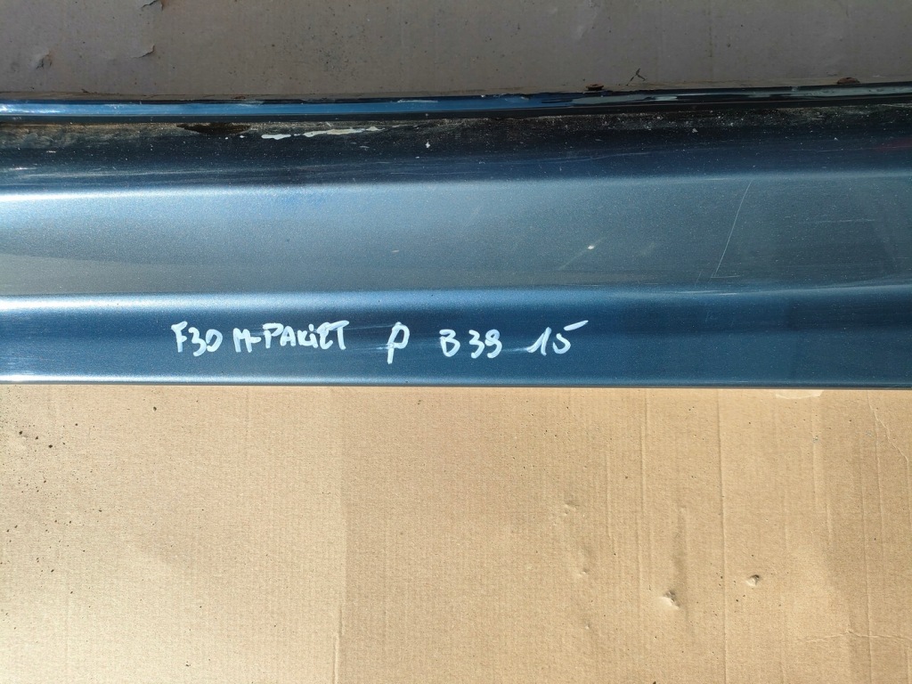 фото №8, Bmw f30 m-pakiet молдинг порог правая mineralgrau