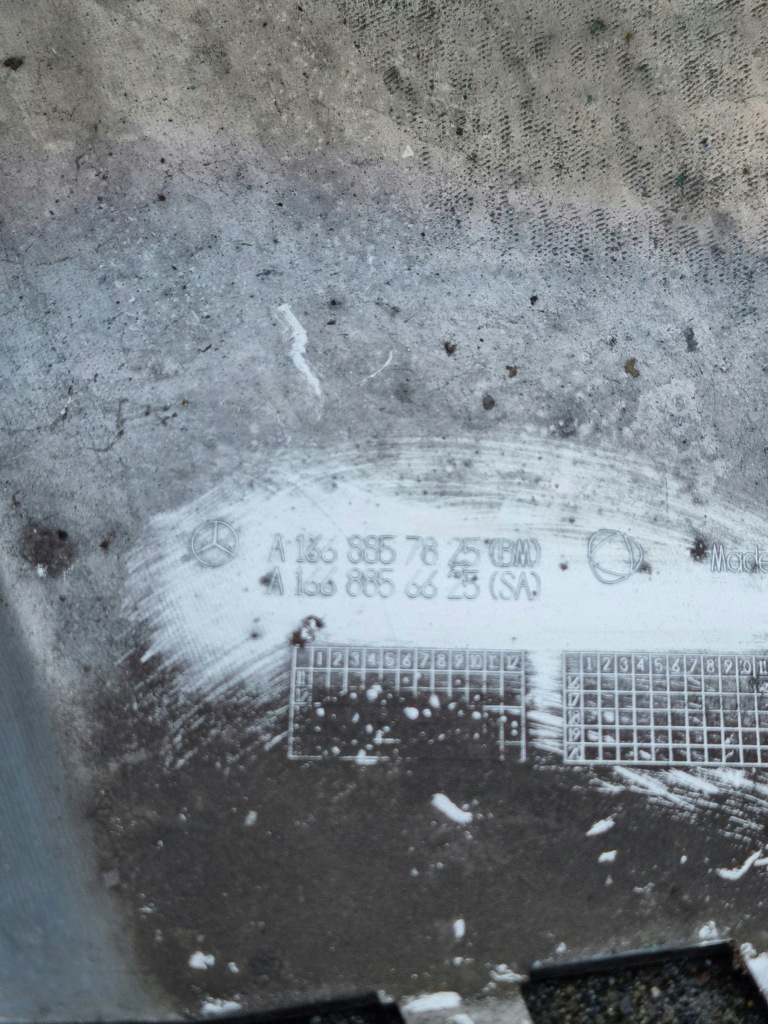 Mercedes gl x 166 a166 amg a1668857825 бампер спойлер хром передній перед в Україні