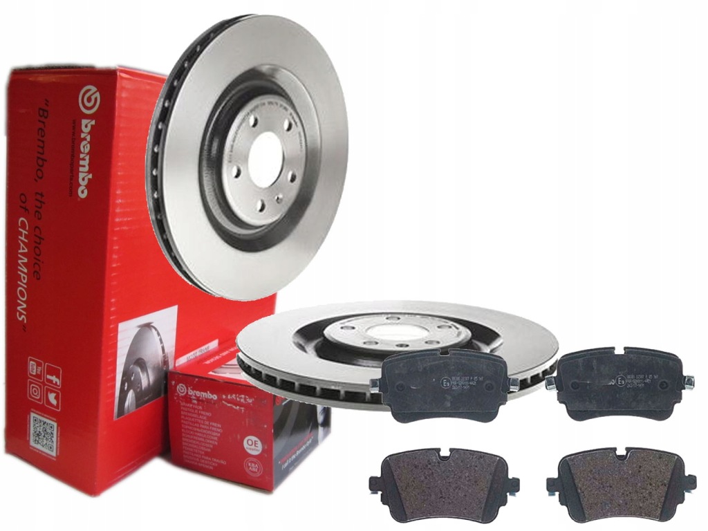 фото №1, Гальмівні диски гальмівні колодки brembo задня audi a6 c8 a7 4k 350mm