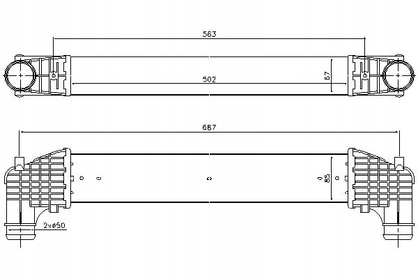 фото №1, Nissens інтеркулер ford galaxy seat alhambra vw s