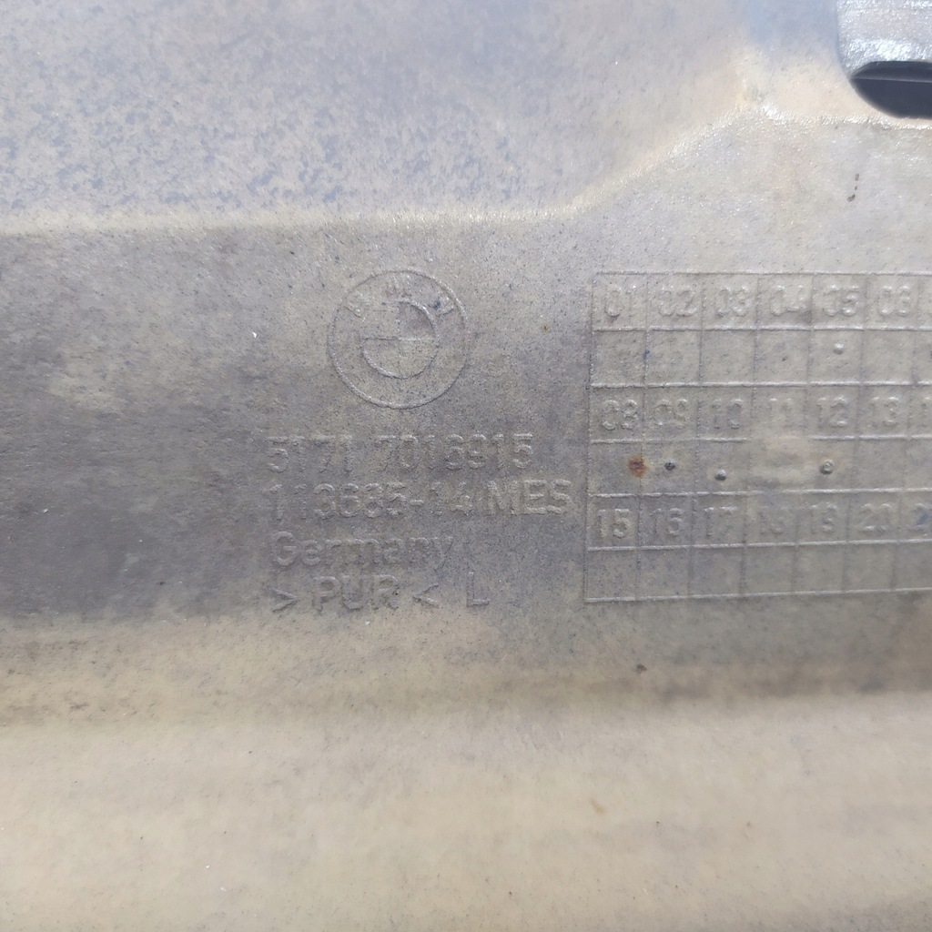 фото №13, Bmw 7 e65 e66 молдинг порог накладка левая 7016915