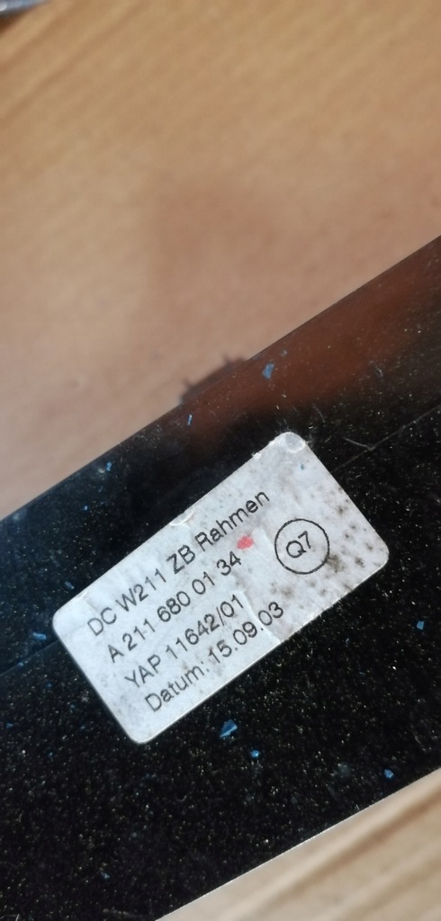 фото №4, Рамка кронштейн радио a2116800134 mercedes w211