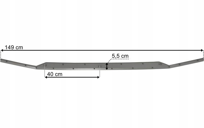 фото №3, Daf xf xg молдинг решітка капот нижня 2250147