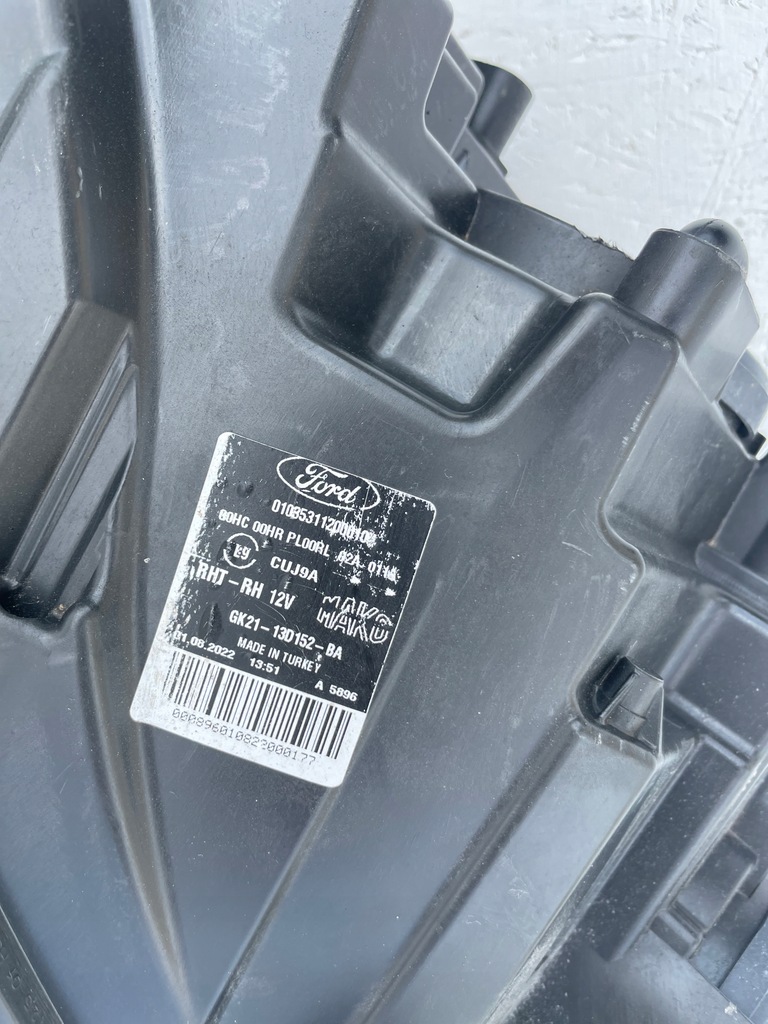 фото №10, Ford transit custom лінза лампи передні gk21-13d153-ba