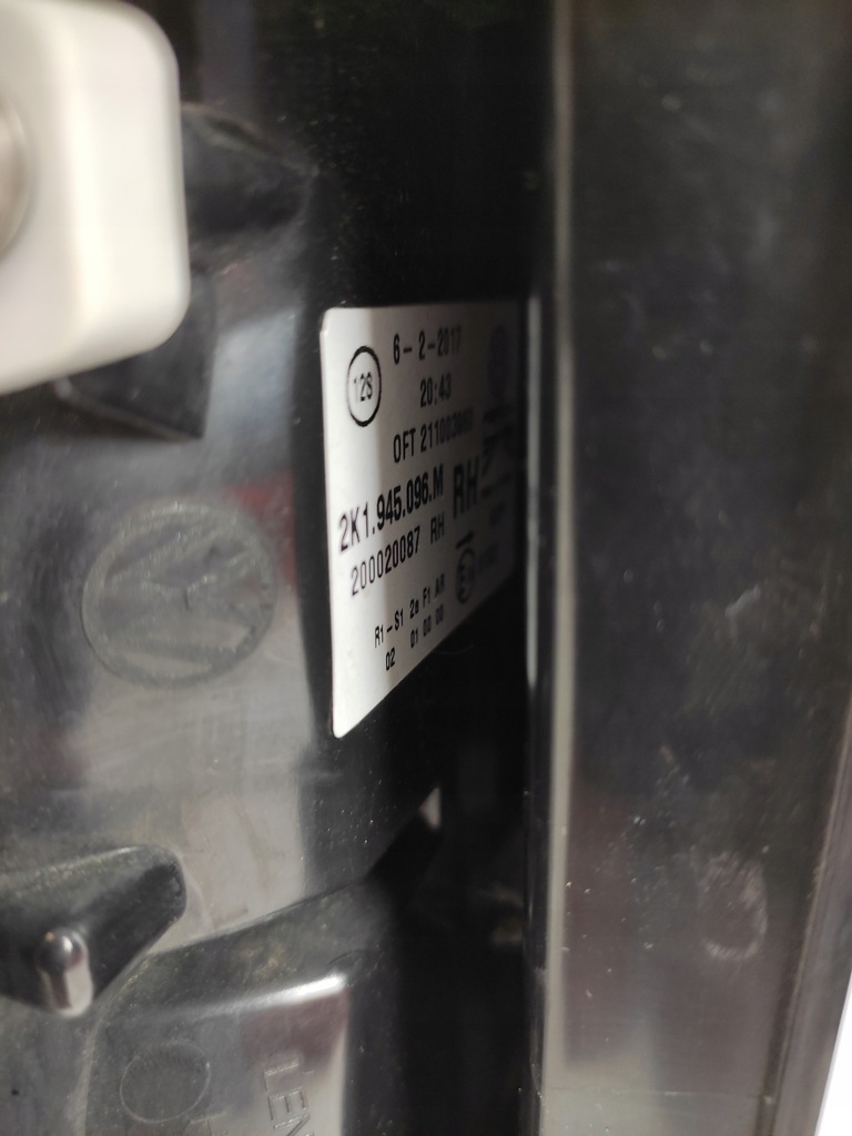 фото №7, Vw caddy 2k1 lift ii лампа правая задняя led 2015-